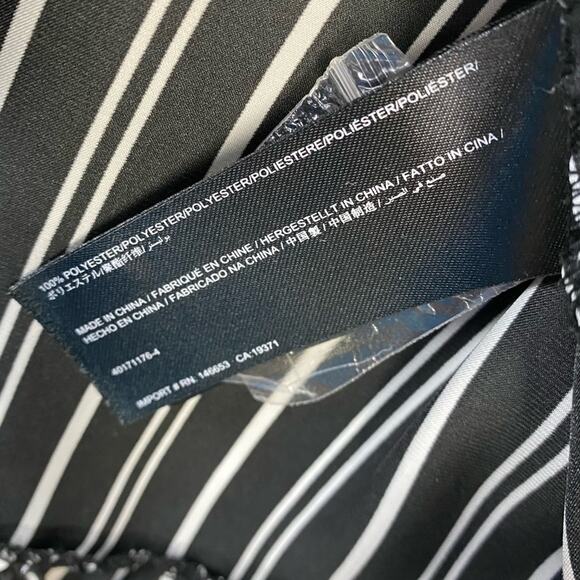 THE FIFTH LABEL OPHELIA STRIPE WRAP MINI DRESS NWOT SIZE MEDIUM - Picture 9 of 10